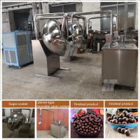 China Food Grade 304 Chocolate Coating Machine 70kg Candy Panning Machine With Polish for sale