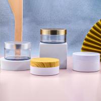 Quality PET Plastic Cream Jars Clear Luxury Frosted Vacuum Cream Jar for sale