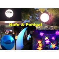 China 1.6m Events Inflatable Lighting Decoration Balloon Star Lighting Cone factory