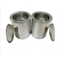 Quality 0.25L Engine Oil Tin Can Metal Round Tin Can With Lid for sale
