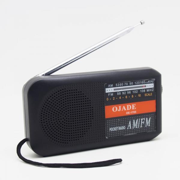 Quality Digital Handheld Portable AM FM Radio 28mm 108MHz Dry Battery Power With Speaker for sale