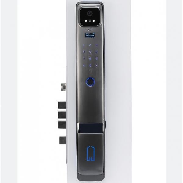 Quality Home Face Recognition Door Lock System With Aluminum Alloy Panel / Handle for sale