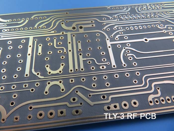 Quality TLY-3 lightweight 100x90mm Communication PCB 2 Sided Taconic TLY Laminates for sale