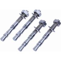 China Iso Concrete Fixing Bolts , Stainless Steel Wedge Anchor Bolts Round Head factory