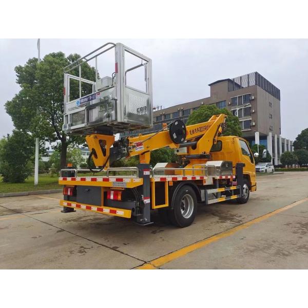 Quality Diesel Telescopic Boom Bucket Truck Aerial Work Platform Truck 22m High Altitude for sale