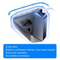 Quality Multi Language Multi Unit Portable Breath Analyzer ABS Plastic Bluetooth Alcohol for sale