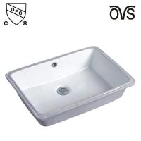 China Classic Rectangular Ada Bathroom Sink With Beveled Edges And Clean Geometry factory
