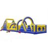 China Giant Kids 5 In 1 Inflatable Obstacle Courses Climbing Tunnels And Slide Combo factory