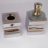 China Shower Bathroom Door Knob Polished Chrome In Pair brass material factory