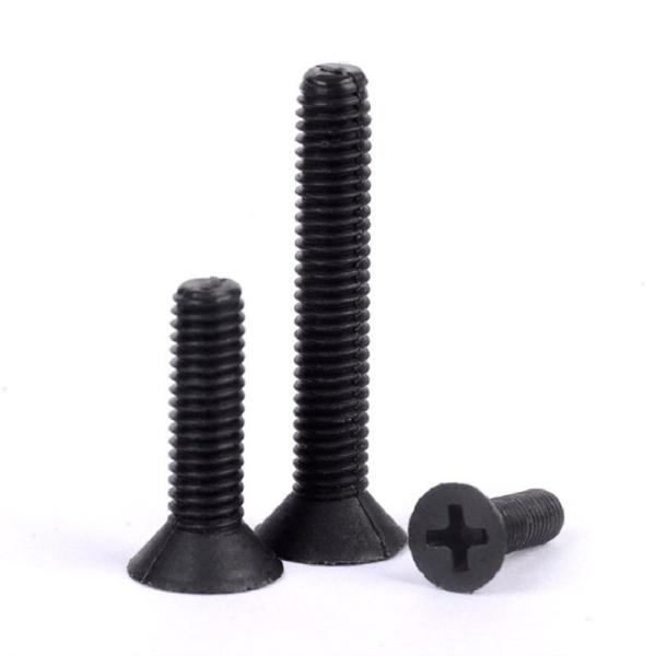 Quality 6mm-40mm Nylon Flat Head Screws for sale