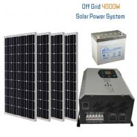 China 4kw Off Grid Solar Generator System 4unit Battery Home Solar Battery Systems for sale