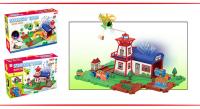 China Electric Building Block with railway,B/O Educational plastic toys factory