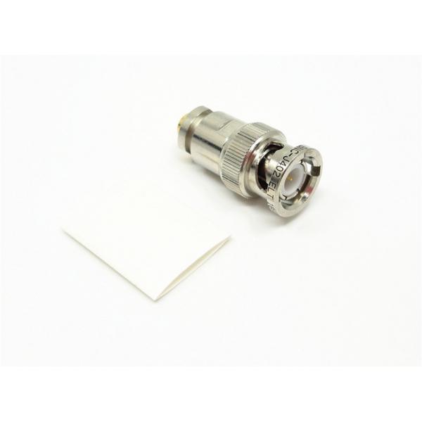Quality Nickel Plated BNC Male Plug Coax Connectors 500 Cycles Durability for sale