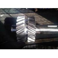 Quality Customized Transmission Gears Forging Steel Double Helical Gear Shaft for sale