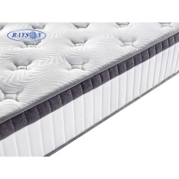 Quality 10 Inch White Roll Up Hotel Pocket Spring Mattress Queen Size In A Box for sale