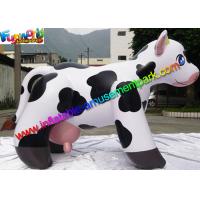 China Cute Dairy Cattle Model Advertising Inflatables Cow For Decoration factory