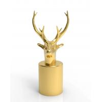 China Modern And Simple Design Elk Head Perfume Bottle Cap All Color Accepted factory