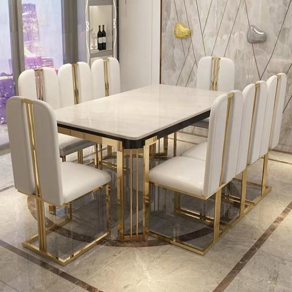 Quality Quartz Hotel Restaurant Furniture Custom Restaurant Tables Set for sale