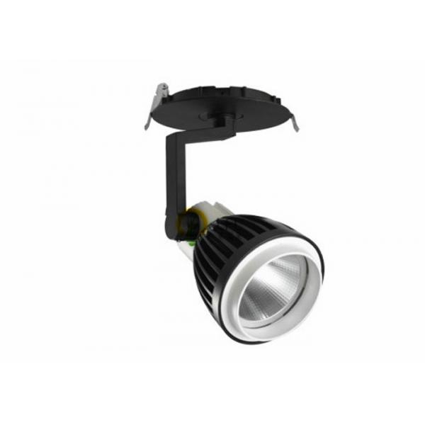 Quality Black / White LED Track Spotlights With 30W / 40W COB LED Chip Aluminium for sale