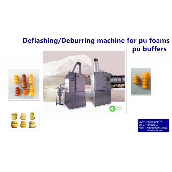 Quality Case Study:Freeze Deflashing/Deburring machine for pu foams, pu buffer; auto parts; DEEP COLD TECH; for sale