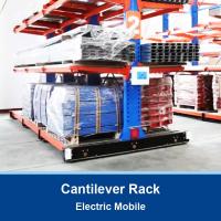 China Electric Mobile Cantilever Rack System Warehouse Storage Racking Heavy Duty Warehouse Cantilever Rack factory