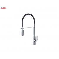 Quality Modern Single Lever Chrome Brass Kitchen Sink Faucets OEM for sale
