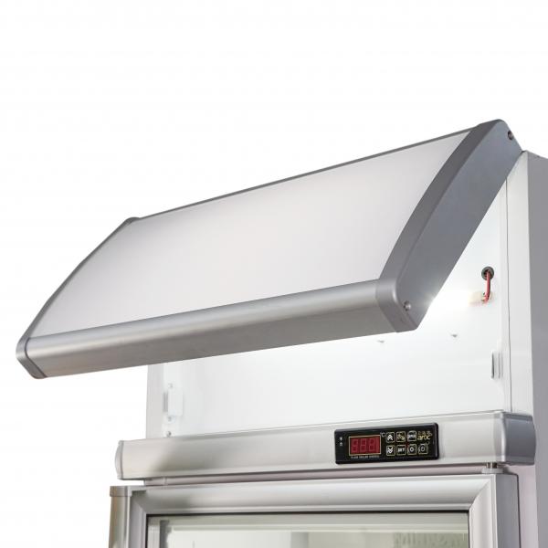 Quality 500L Glass Door Supermarket Upright Display Freezer for sale