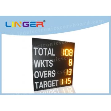 Quality Large Outdoor Cricket Digital Scoreboard , 7 Segments Cricket Electronic for sale