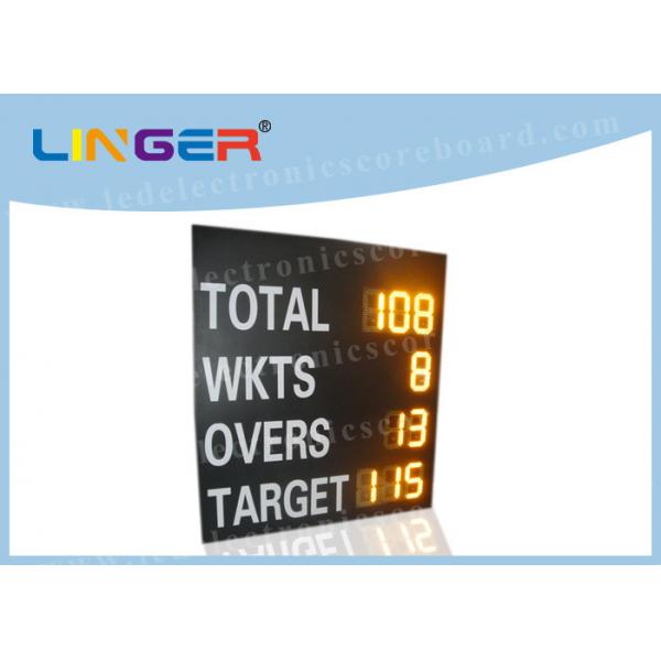 Quality Large Outdoor Cricket Digital Scoreboard , 7 Segments Cricket Electronic Scoreboard for sale