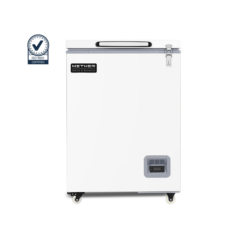 China METHER Minus 86 Small Medical Chest Freezer Refrigerator 100L With CE Certificate factory