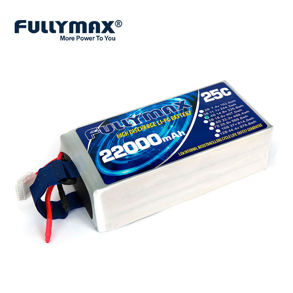 Quality Fullymax Lipo 4s 22000mah 14.8v Lipo Battery 25C Quadcopter Muti Copter Private Hobbyist Drone Battery for sale