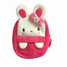 China OEM Pink Cartoon Rabbit Plush Backpack Cute Plush Bag Children Mini Schoolbag factory