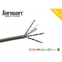 Quality BC Copper Cat5e Lan Cable 24AWG 305m / Box 4 Pair FTP PVC HDPE for sale