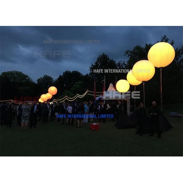 Quality 2000W Inflatable Led Light With Halogen Lamp , Moon Inflatable Led Balloon for sale