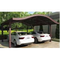 China Customized Home Garage Car Parking Shed Aluminum Alloy S Style Carport with Polycarbonate Sheet Roof factory