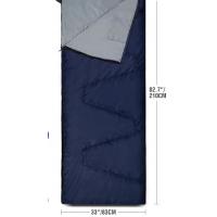 China Rectangular Ultra Light Weight Sleeping Bag For Spring With Compression Sack factory