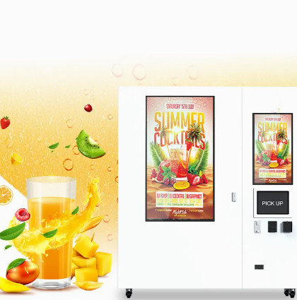 Quality 36W Automatic Products Vending Machine 50HZ Orange Juice Juicer Machine for sale