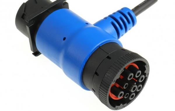Heavy Duty J1939 Male To Female Extension OBD Cable For Vehicle Gateway Install 1