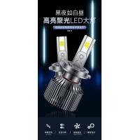 Quality 55W Mini LED Headlight Bulbs H4 4950LM 6500K 55mil Car Headlamp for sale