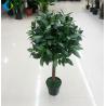 China Ornamental Artificial Bonsai Tree Plastic Leaf Evergreen Type For Tea House Decoration factory