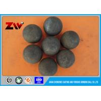 China Chemical Industry grinding media balls , forged Diameter 20mm - 150mm factory