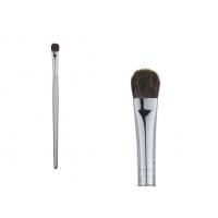 China Small Silver Eyeshadow Blending Brush Natural Bristle Hair Brush For Eye Makeup factory