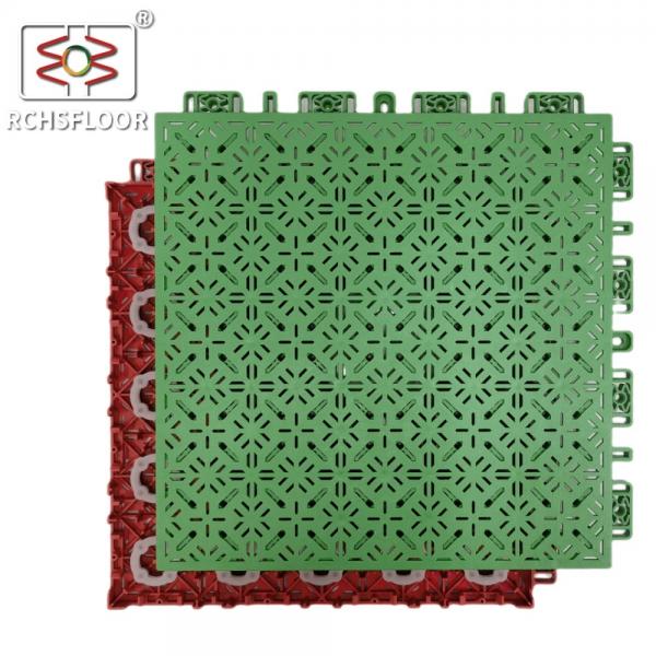 Quality 600g/Pc Multi Sport Interlocking Tiles 34*34cm Polypropylene Floor Tiles for sale
