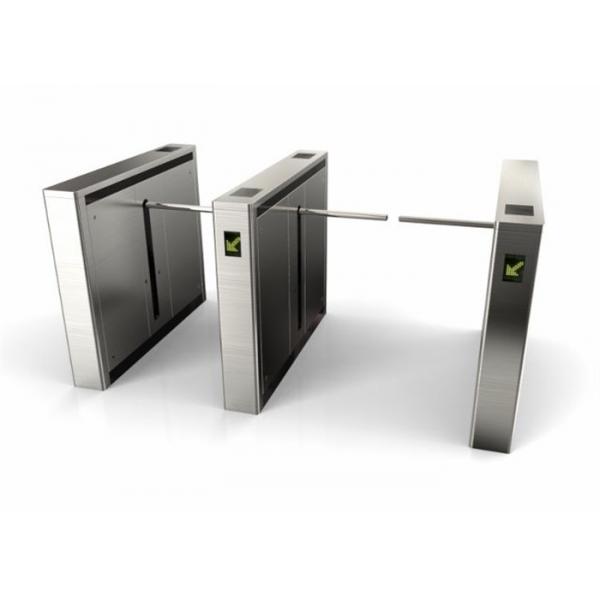 Quality Remote Control Turnstile Entrance Gates , Single Arm 304 Stainless Steel Turnstile for sale