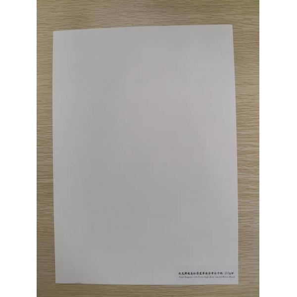 Quality Coated Ivory Board Technical Standard 250g  High Stiffness for sale