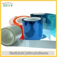China Durable Anti Static Plastic Rolls , PET Scratch Protection Film With Solvent Glue factory