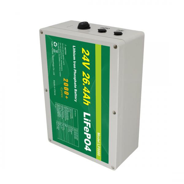 Quality IP55 LFP Lifepo4 Lithium Battery 26.4Ah 675.84Wh Plastic Casing for sale