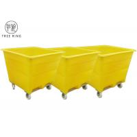 China Handling Durable Rotomolding Products LLDPE With Galvanized Base Industrial  Material Handling Bins Container factory