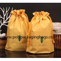 China Custom LDPE Rope Tote Bag / Bundle Mouth Gift Packing Bag factory