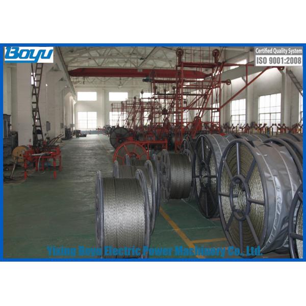 Quality Flexible Steel Wire Rope , Anti Twist Braid Steel Rope for Overhead Power Cables Stringing 28mm 580kN for sale